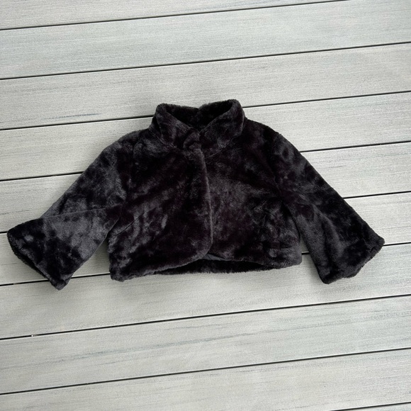 Laundry Faux Fur Shrug women’s L - Picture 3 of 6